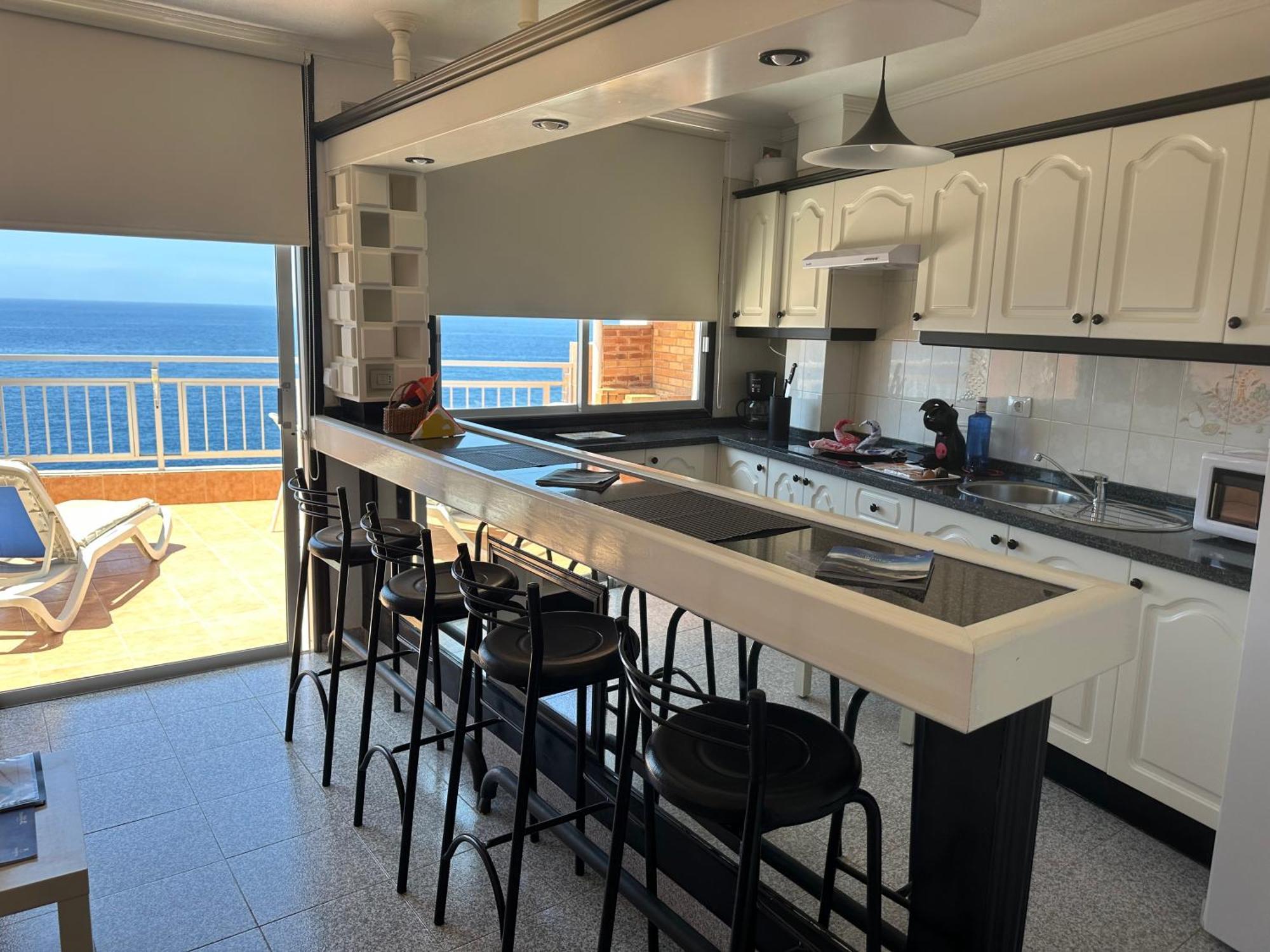 Vivienda Vacacional Con Vistas A La Gomera Y La Palma Puerto de Santiago  Luaran gambar
